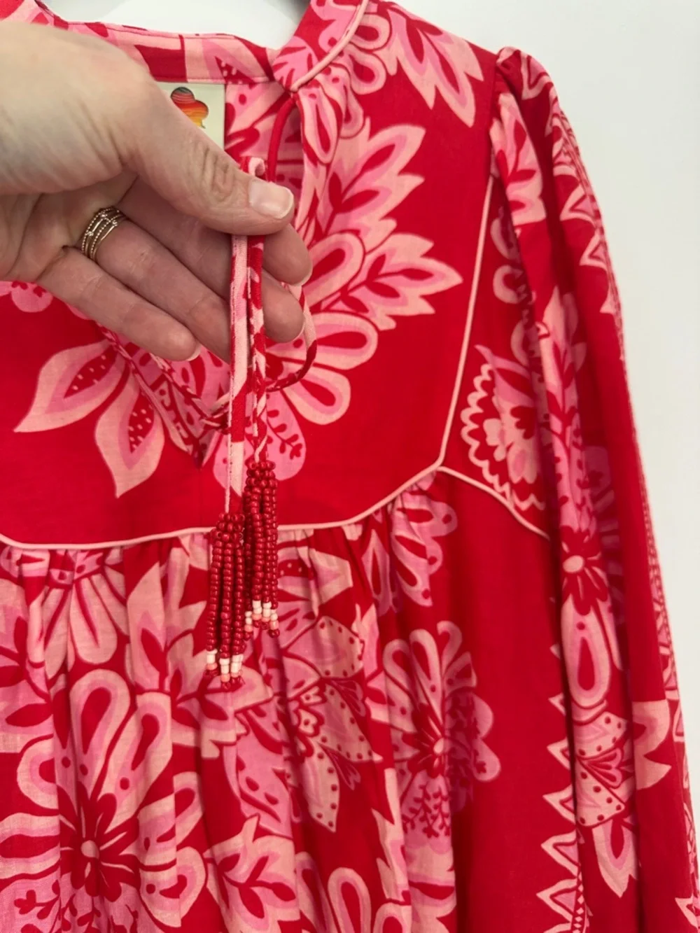 Farm Rio Tapestry Long Sleeve Mini Dress - Picture 3 of 5